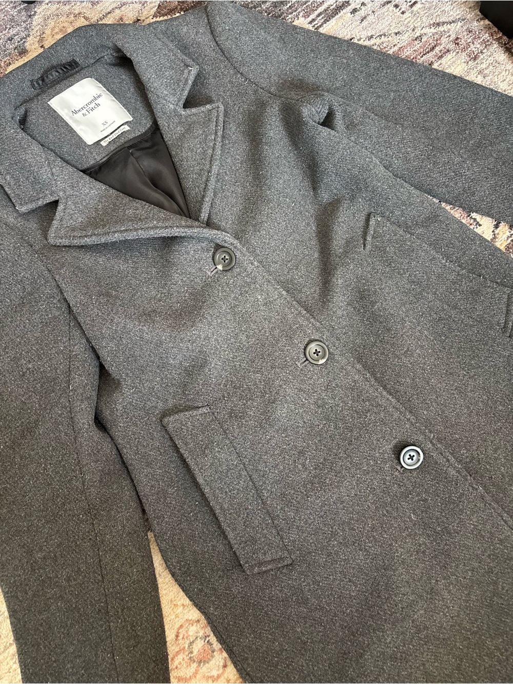 Abercrombie & Fitch Women's Dad trench Coat - Picture 3 of 3